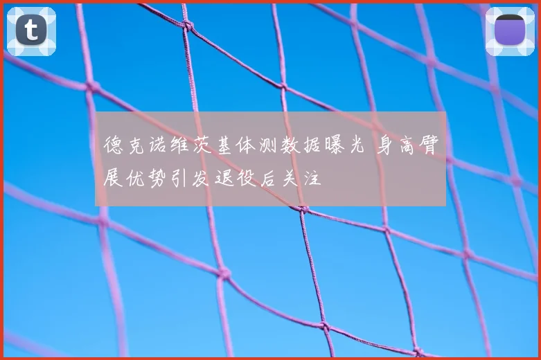 德克诺维茨基体测数据曝光 身高臂展优势引发退役后关注
