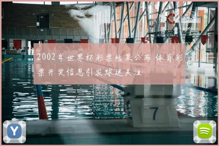2002年世界杯彩票结果公布 体育彩票开奖信息引发球迷关注